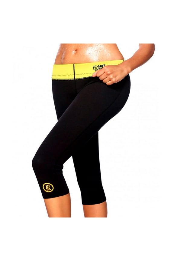 Neoprene Slimming Capri Pants. Flexible, Latex Free, Thermo Calorie Burning Activewear for Women. Size m