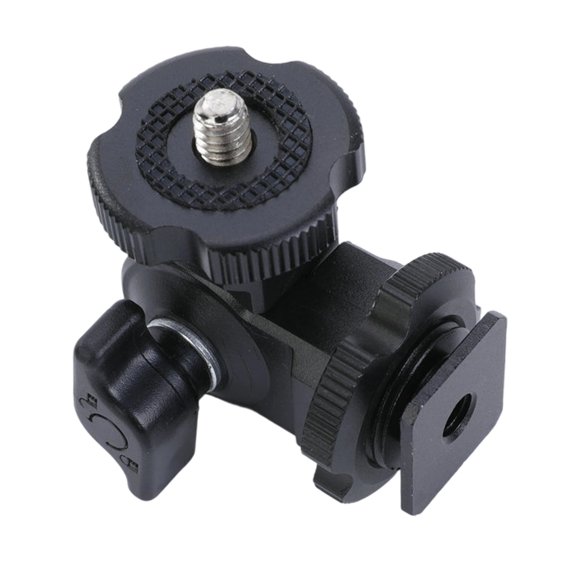 Hot Shoe Mount Adapter 1/4inch Screw LED Fill Light Socket Stand Camera Hot Shoe