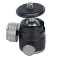 Hot Shoe Mount Adapter 360 Degree Swivel Mini Ball Head 1/4inch Tripod