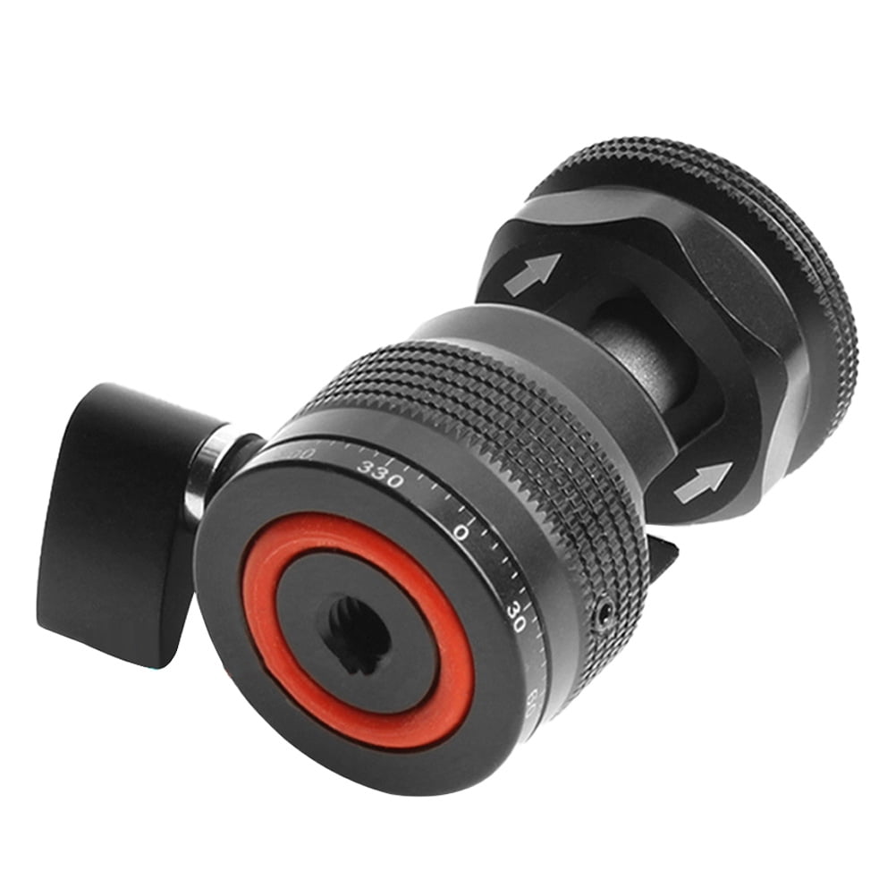 Hot Shoe Mount Adapter Mini Ball Head Ring Light Adapter for Cameras