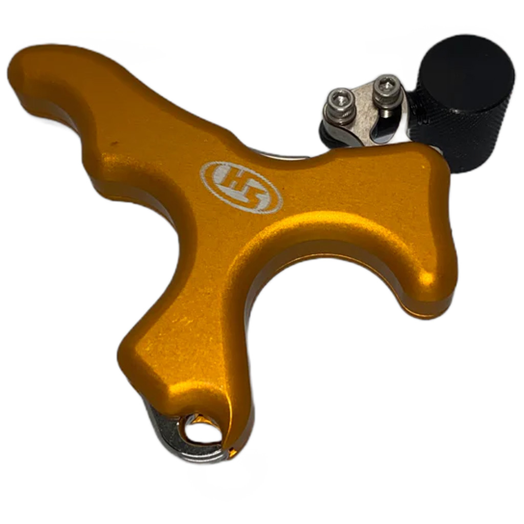 Hot Shot 5600 Ember Orange 3Finger Thumb Trigger Archery Release Aid