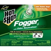 Spectrum Hot Shot Indoor Fogger With Odor Neutralizer - Pesticide Spray - 3 Pack, 2 oz
