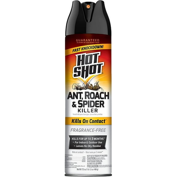 Hot Shot Ant, Roach & Spider Killer, Unscented, Pack of 12