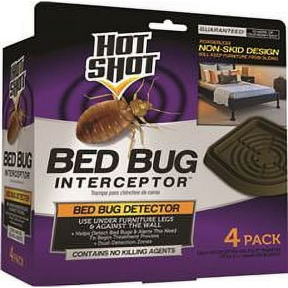 Hot Shot Bed Bug Interceptors, 4-ct