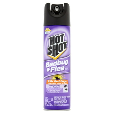 Hot Shot Bedbug and Flea Killer Aerosol Spray, 17.5 Ounces