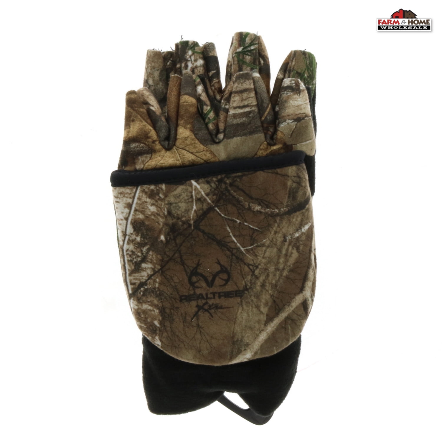 Hot Shot Fingerless Gloves with Poptop Mittens