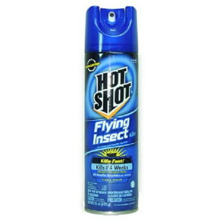 Hot Shot Flying Insect Killer Aerosol Spray, 15 Oz.