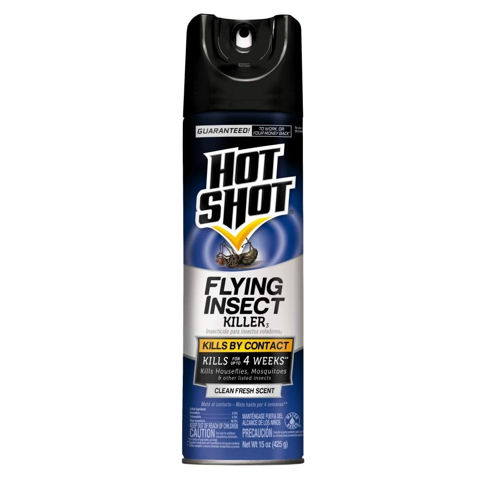 Hot Shot Flying Insect Killer Aerosol Spray, 15 Oz.