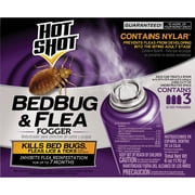 Hot Shot HG-95911 Bedbug & Flea Fogger, Aerosol, 2-3/2-Ounce — Residential Use, Standard Application