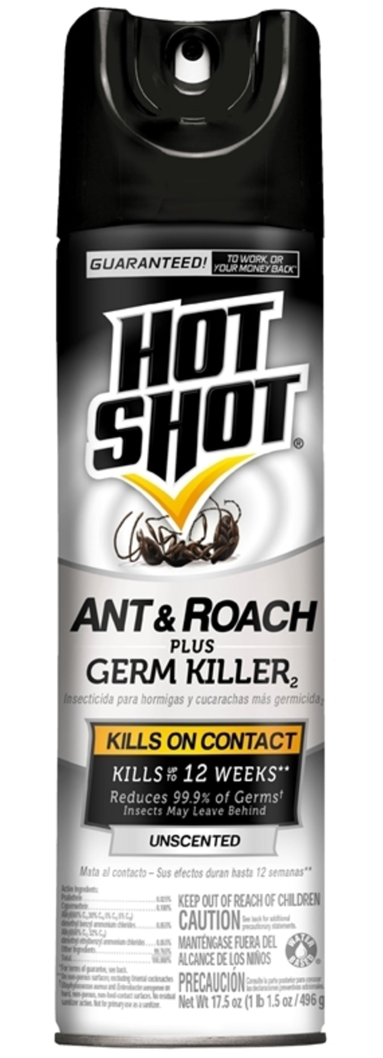 Hot Shot HG-96780 Ant & Roach Killer, 17.5 Oz, Each