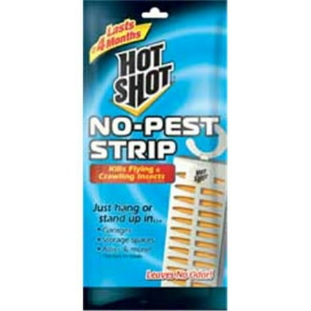 Hot Shot No-Pest Strip2, Odorless, Deep-Penetrating Vapor, 1 Count