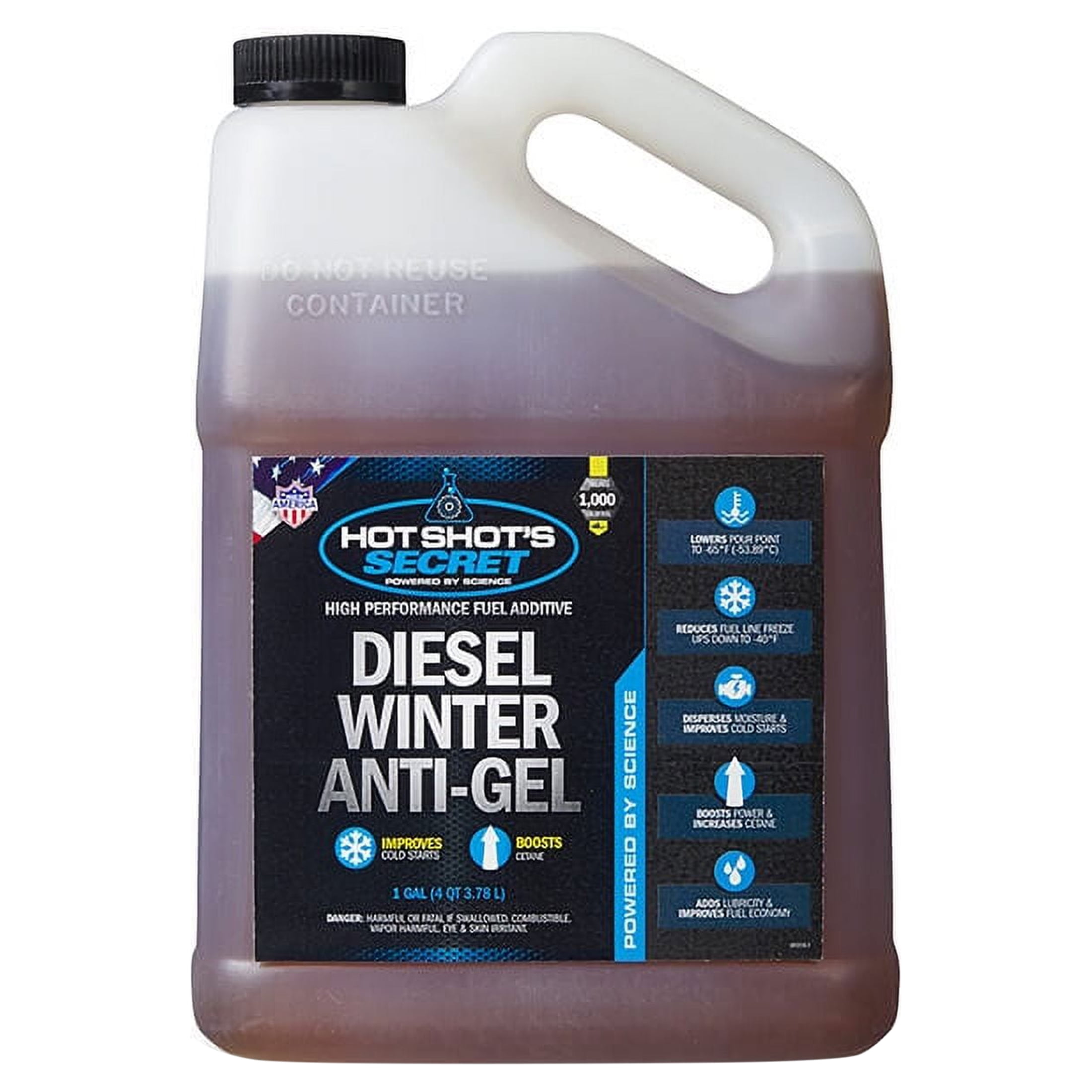 Hot Shot's Secret Diesel Winter Anti Gel Automotive Additive, 1 Gallon