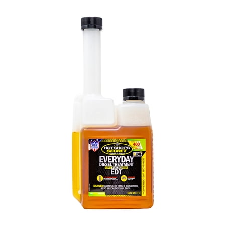 Hot Shot's Secret Everyday Diesel Treatment 16 oz. Squeeze Bottle, 6-in-1 Fuel System Cleaner & Cetane Boost.
