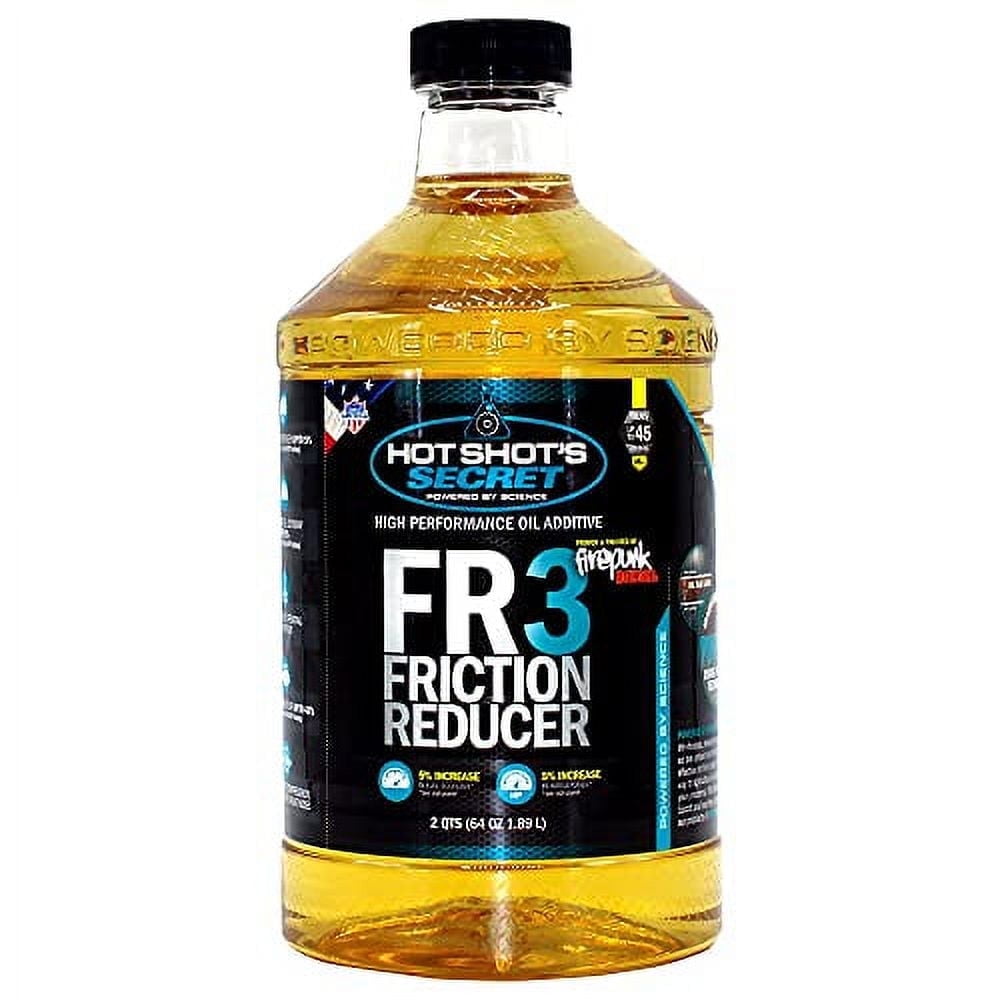 Hot Shot's Secret FR3 Friction Reducer 64 Fluid Ounce 2 Quarts, Light Yellow Liquid, (HSSFR364Z)