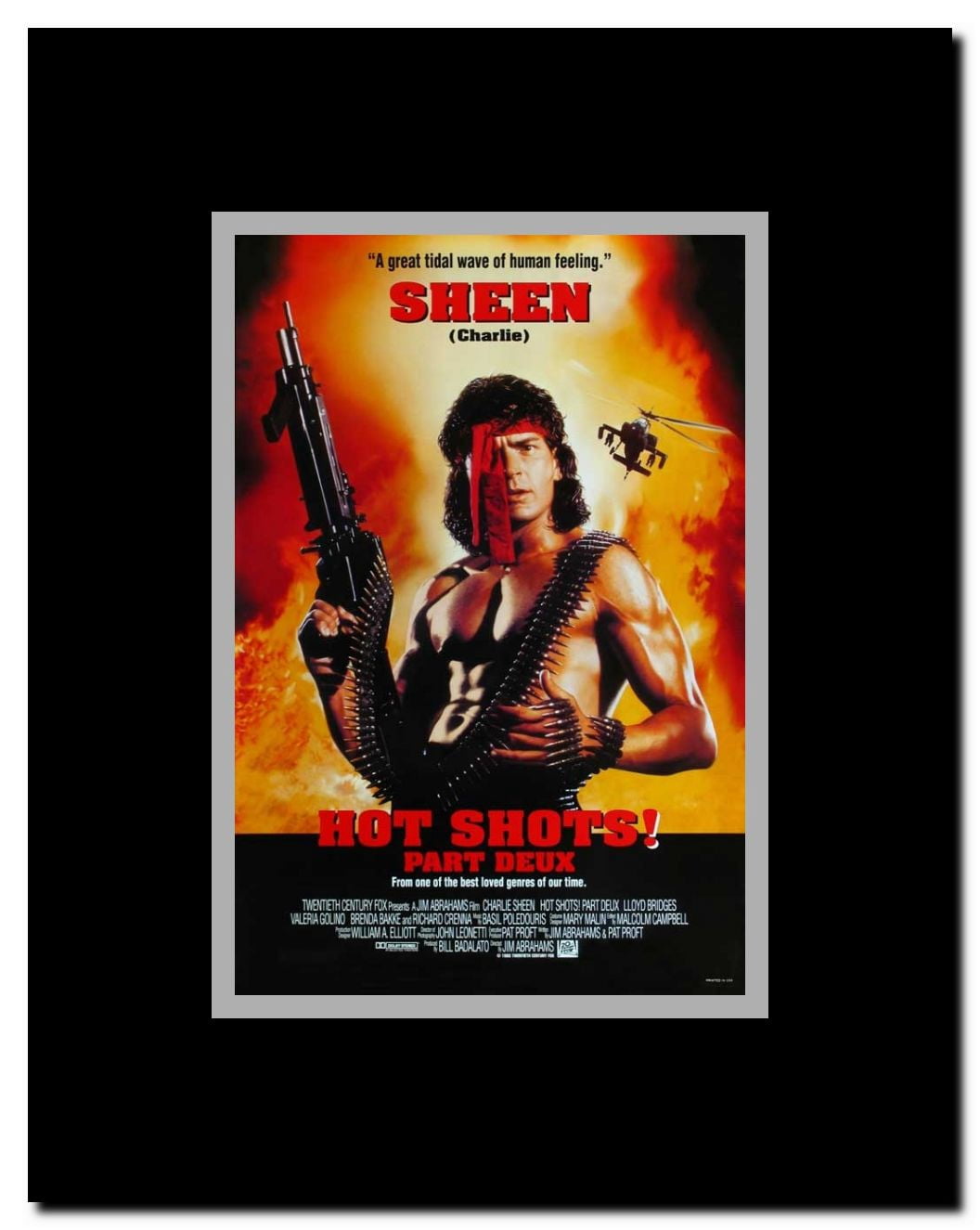 Hot Shots! Part Deux Framed Movie Poster