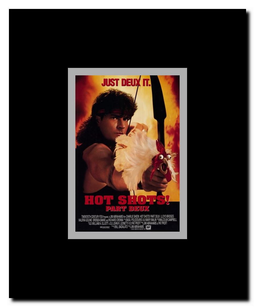 Hot Shots Part Deux Framed Movie Poster