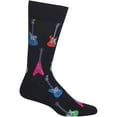 thumbnail image 1 of Hot Sox Men's Electric Guitar Socks - Black, 1 of 2