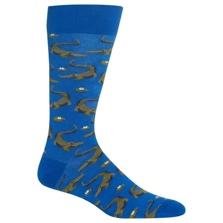 Hot Sox Mens Alligators Crew Socks