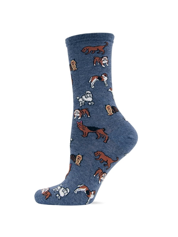 Hot Sox Women’s Conversation Starter Novelty Casual Rubber Socks