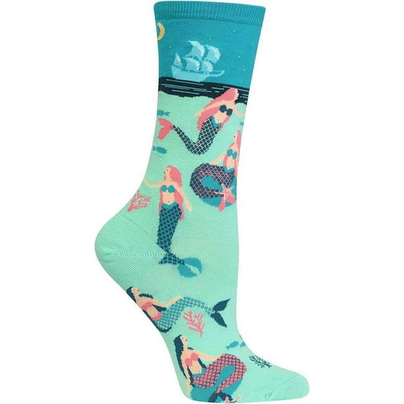 Hot Sox Womens Conversation Starter Novelty Casual Rubber Socks