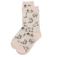 thumbnail image 1 of Hot Sox Womens Cat Outline Crew Socks Style-HSW10060, 1 of 1