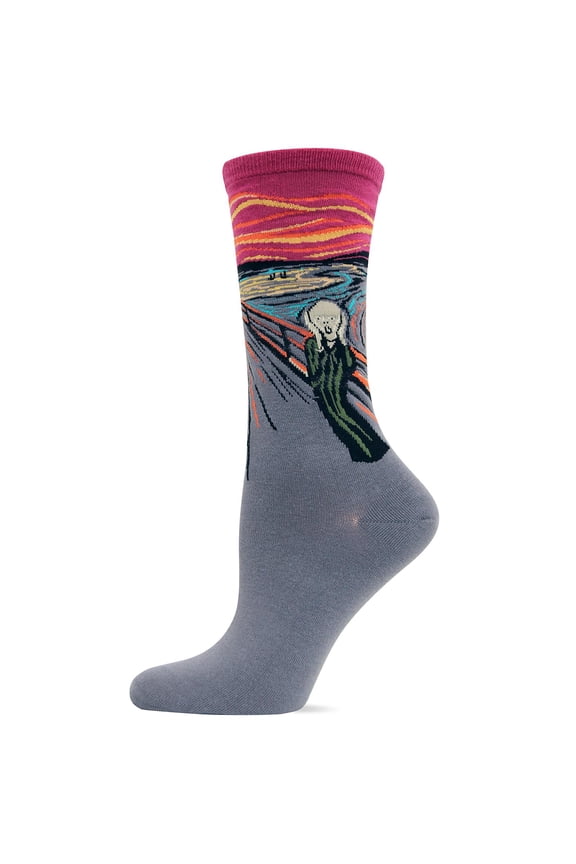 Womens Collection The Scream Trouser Sock, Women's Shoe Size 4-10.5