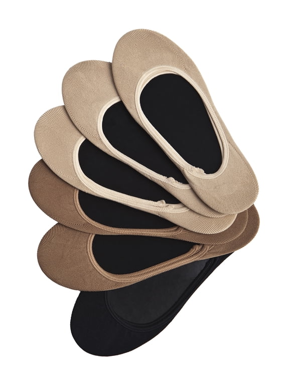 Hot Sox Womens Footliners 6-Pack Style-HO000105PK
