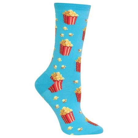 Hot Sox Womens Popcorn Crew Socks