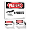 thumbnail image 1 of Hot Spanish OSHA Danger Rigid Plastic Sign 24 Inch x 18 Inch - 10 Pack, 1 of 8