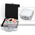thumbnail image 1 of Hot Sports Mexican Train Double Twelve Dominoes in Aluminium Case, 1 of 2