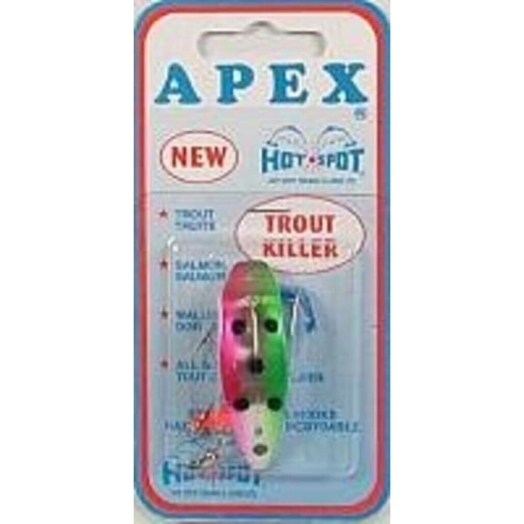 Hot Spot A2-409T Apex Trout Killer Trolling Lure 1.5", 2/0 Siwash Hook