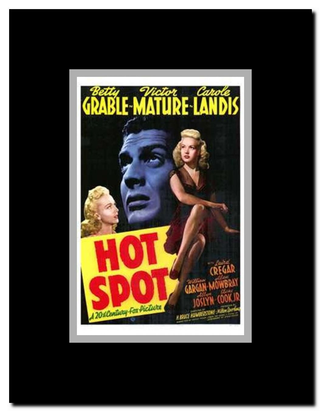 Hot Spot Framed Movie Poster