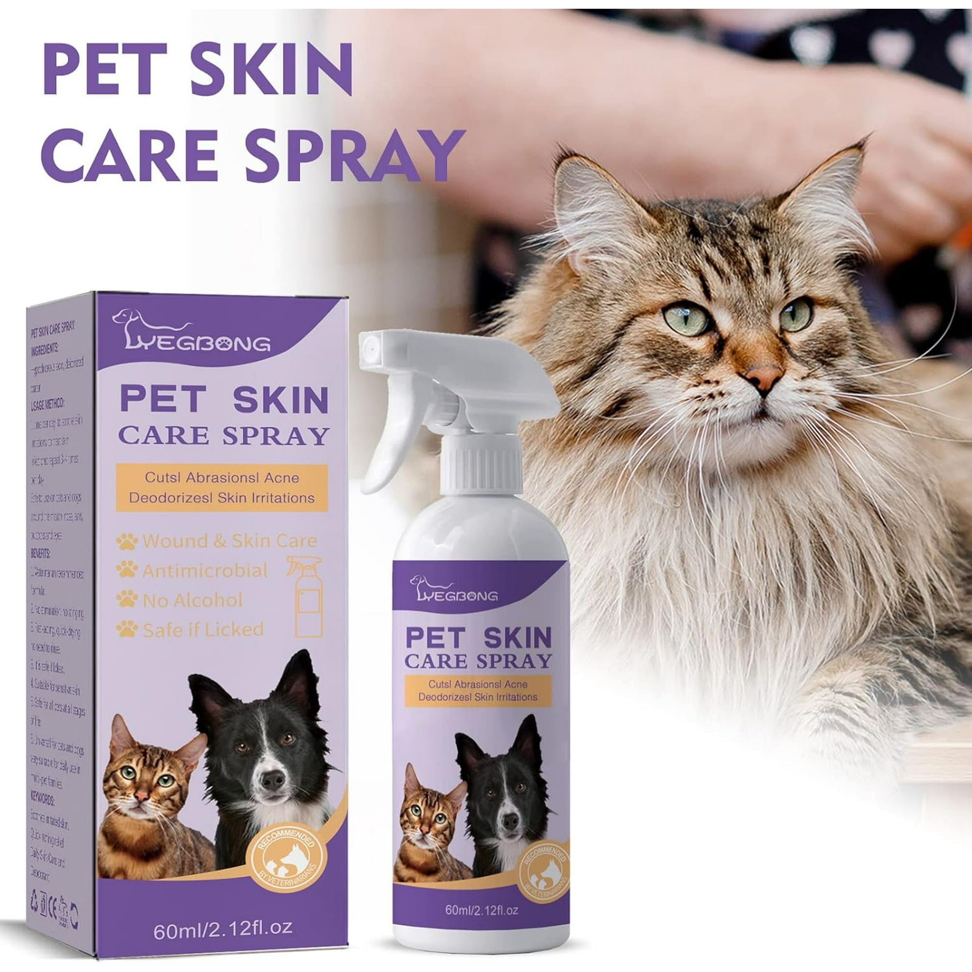 Hot Spot Itch Relief Spray for Dogs, Cats, Pet Treatment Spray for
