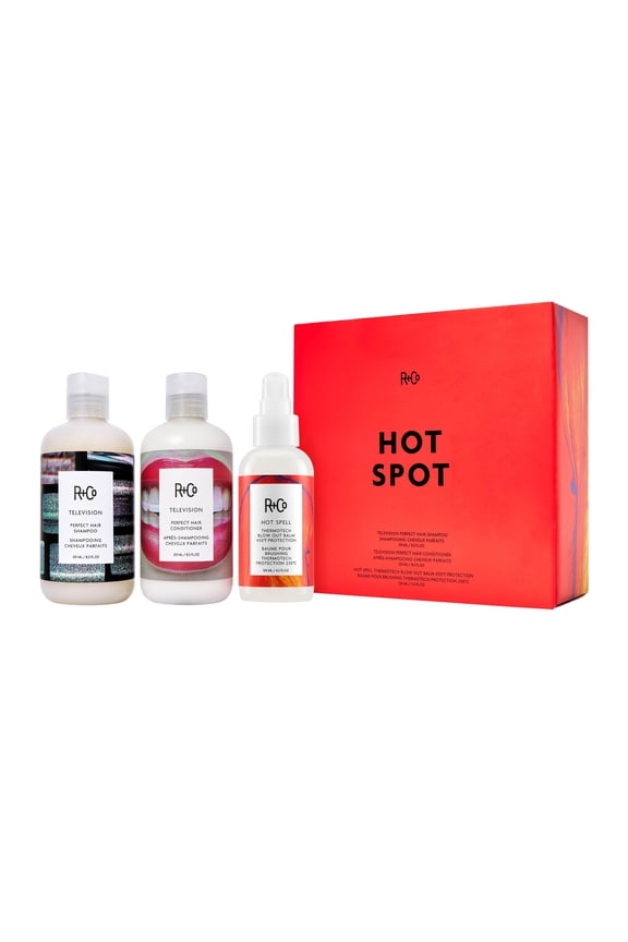 Hot Spot Limited Edition Kit including TELEVISION Perfect Hair Shampoo, TELEVISION Perfect Hair Conditioner, ThermoTech Blow Out Balm 450 F Protection ($110 Value)