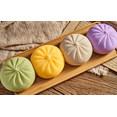 thumbnail image 1 of Hot!Squeeze Toys,Large Steamed Stuffed Dumpling Bun, Squeeze Ball for Anxiety Relief, Focus on Birthday, Party (4 Colors), 1 of 7