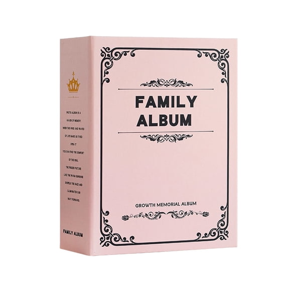 Hot Stamping Insert Photo Album, Thick Waterproof PVC Pocket Card Book for Photos Cards Stickers Storage(Beige)