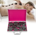 thumbnail image 1 of Hot Stone Back Massage Set, Volcanic Rocks for Home Spa Warming Relaxing, 1 of 15