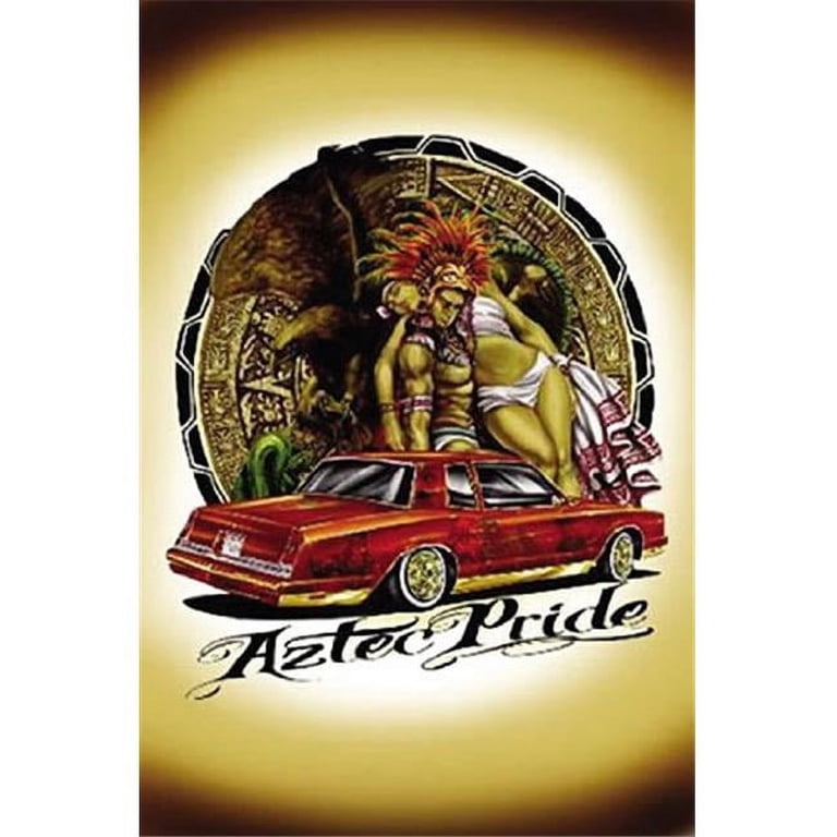 Hot Stuff 1051-08x10-LO 8 x 10 in. Aztec Pride Lowrider Poster