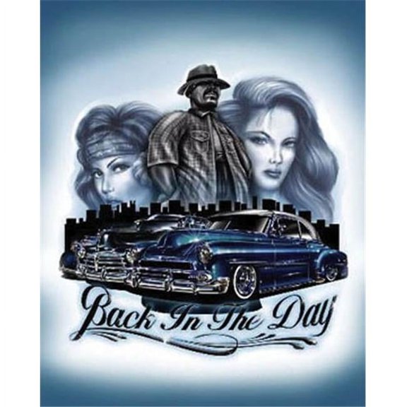 Hot Stuff 1055-08x10-LO 8 x 10 in. Back in the Day Lowrider Poster Print