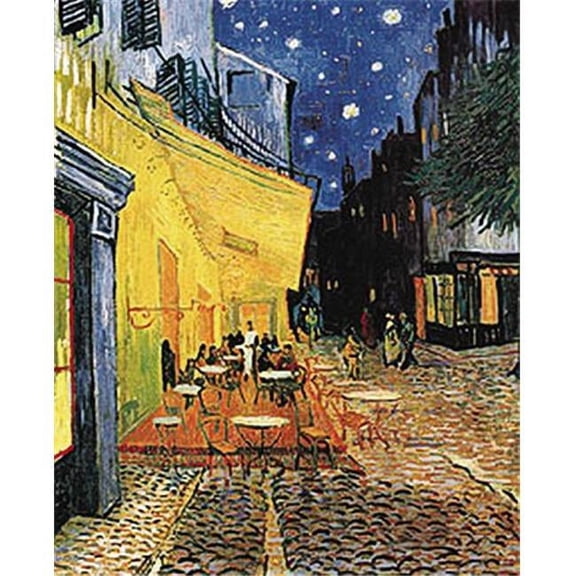 Hot Stuff 2066-11x14-GC 11 x 14 in. Sidewalk Cafe Poster Print by Van Gogh