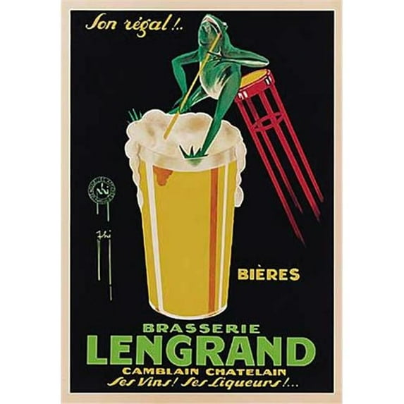 Hot Stuff 2134-16x20-VA Brasserie Lengrand Poster