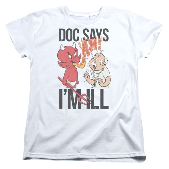 Hot Stuff/Doc Says S/S Women'S T-Shirt White