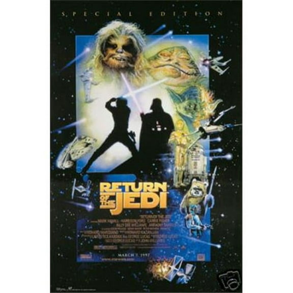 Hot Stuff Enterprise 1654-24x36-MV Star Wars Return of The Jedi Poster