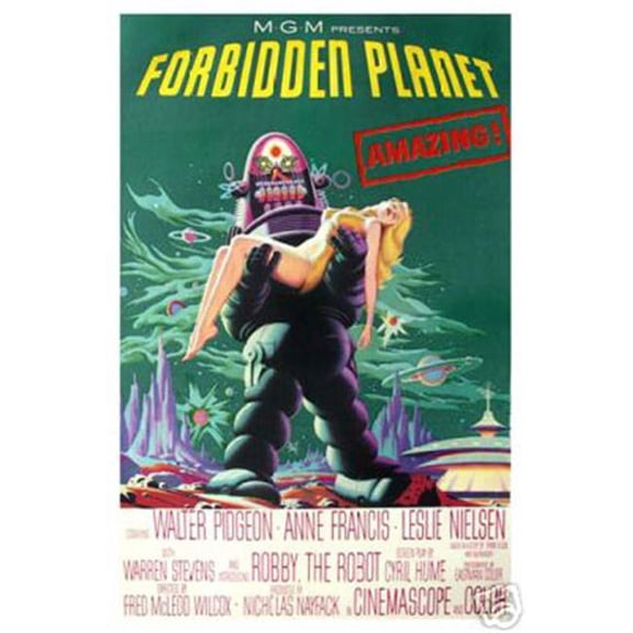 Hot Stuff Enterprise 3213-12x18-LM Forbidden Planet Poster