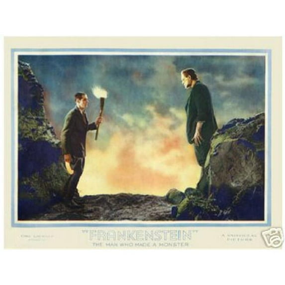 Hot Stuff Enterprise 8099-12x18-LM Frankenstein The Man Who Made A Monster Poster