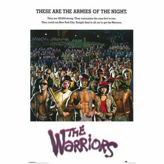 Hot Stuff Enterprise Z003-24x36-NA The Warriors 1979 Poster- 24 x 36 in.