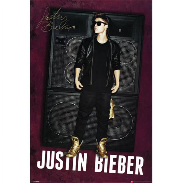 Hot Stuff Enterprise Z10924x36NA Justin Bieber Burgundy BGD Poster