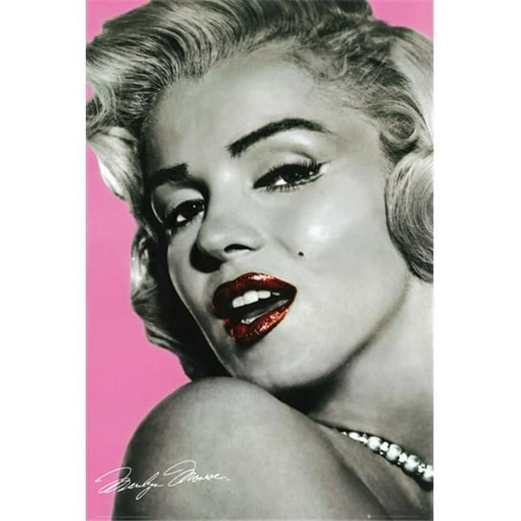 Hot Stuff Enterprise Z128-24x36-NA Marilyn Pink Poster- 24 x 36