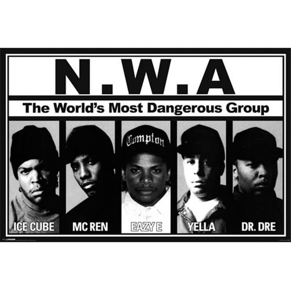 Hot Stuff Enterprise Z141-24x36-NA N.W.A. Poster, 24 x 36