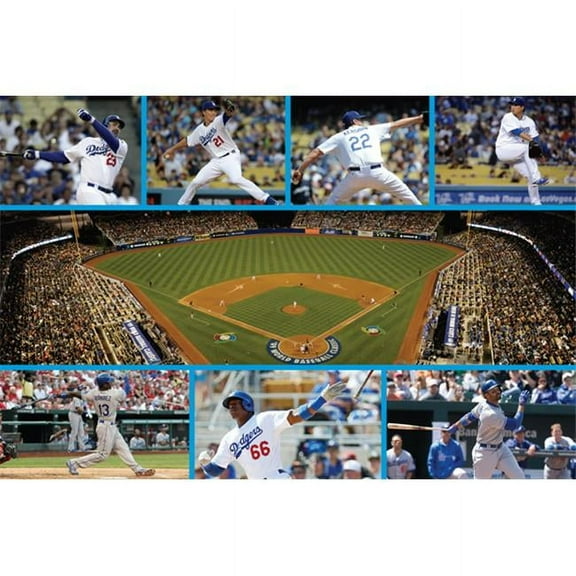 Hot Stuff Enterprise Z76-24x36-NA Dodger Team Poster- 24 x 36